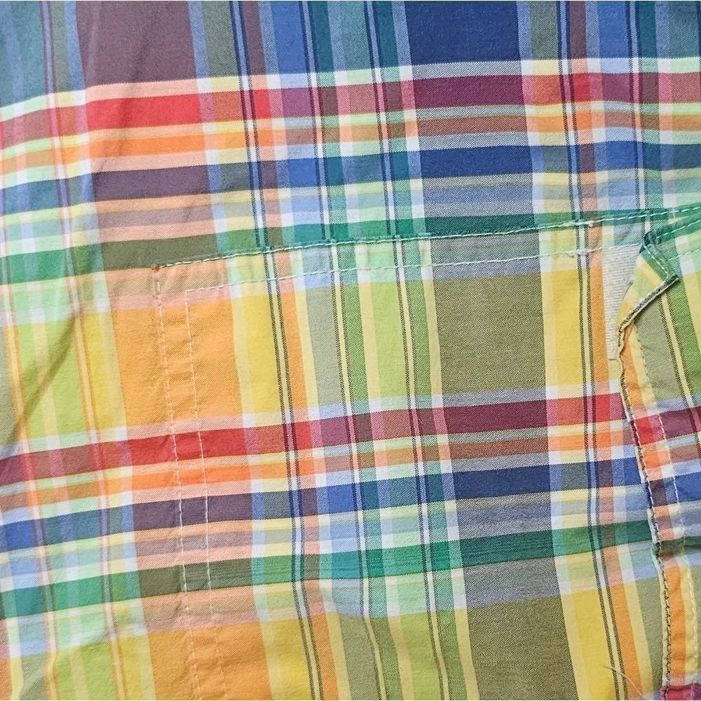 POLO BY RALPH LAUREN Vintage Plaid Swim Trunks - Size 34‎